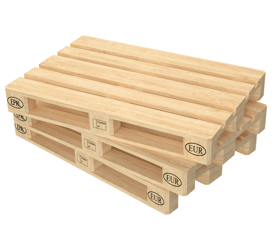 EUR EPAL certified wooden pallets for export